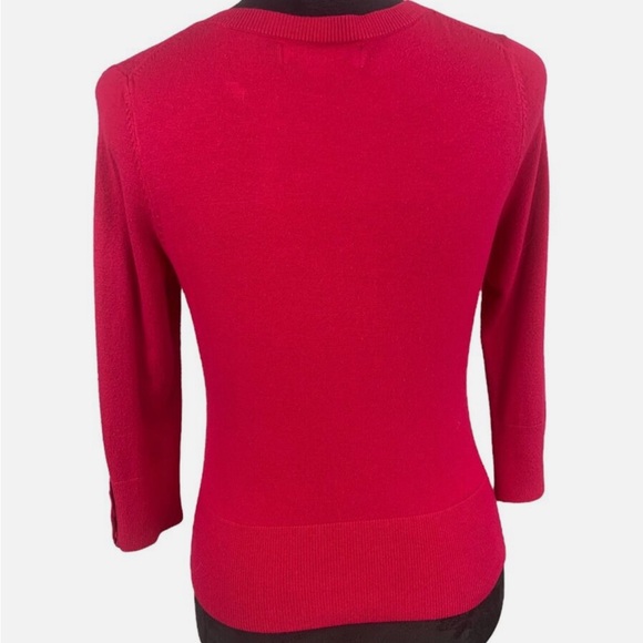 Express Pink Button Up Sweater Cardigan Top, Jewel Buttons, Size Medium - Picture 5 of 16